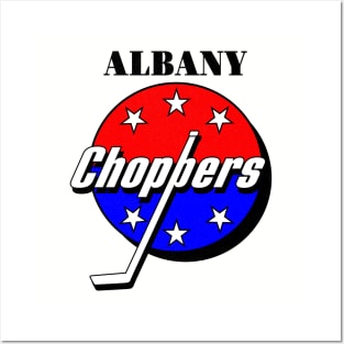 Defunct Albany Choppers Hockey 1991 Posters and Art